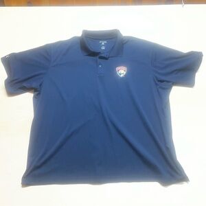 Antigua Florida Panthers NHL Hockey Polo Golf Shirt 3xl Navy Blue
